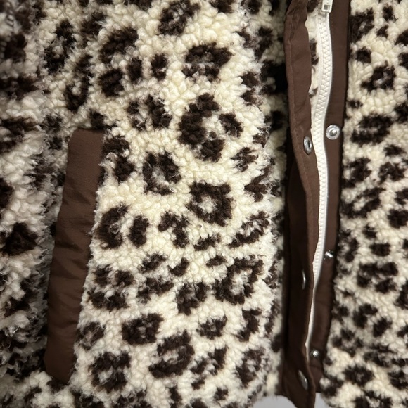 Levi's Valley Sherpa Jacket - Cream and Brown Teddy Jacket - Picture 3 of 3